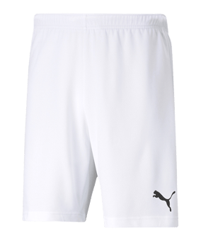 PUMA teamRISE Short Weiss Schwarz F03 - weiss