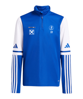 adidas Squadra 25 HalfZip Sweatshirt Kids Hellblau