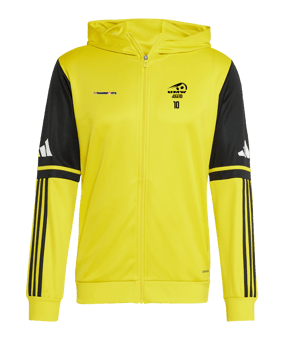 adidas Squadra 25 Kapuzenjacke Gelb