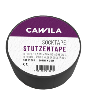 Cawila Stutzentape 3,0cmx20m Schwarz - schwarz