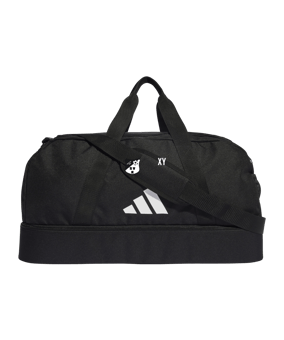 adidas Tiro League Duffel Bag Gr. M Schwarz Weiss