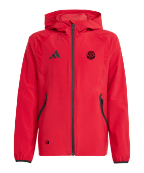 adidas Tiro Travel Windjacke Kids Rot