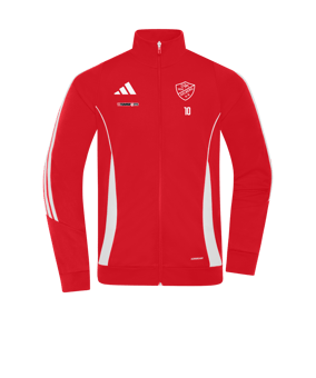 adidas Tiro 24 Trainingsjacke Rot Weiss