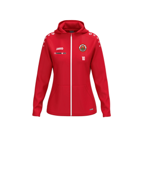 JAKO One Kapuzenjacke Damen Rot F100