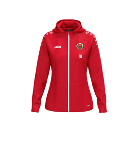 JAKO One Kapuzenjacke Damen Rot F100