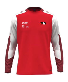 JAKO Dynamic Sweatshirt Rot F114