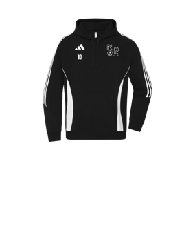 Sweat à capuche enfant adidas Tiro 24 noir blanc 