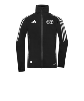 adidas Tiro 24 Regenjacke Damen Schwarz Weiss