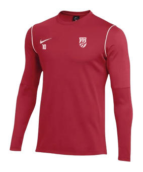Nike Park 20 Sweatshirt Rot Weiss F657
