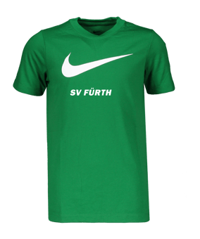 Nike Park 20 Swoosh T-Shirt Kids Grün Weiss F302