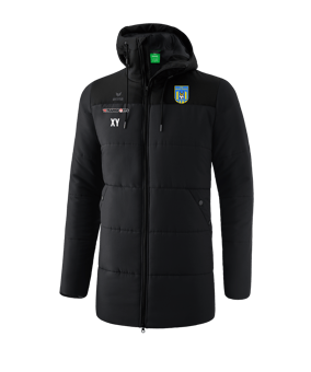 Erima Squad Coachjacke Schwarz