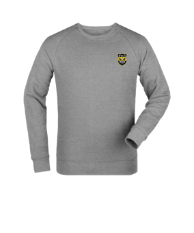 Merch Roller Sweatshirt Heather Grey | #justlogo4c