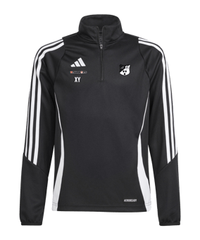 adidas Tiro 24 Trainingstop Kids Schwarz Weiss