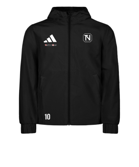adidas Entrada 26 Regenjacke Schwarz