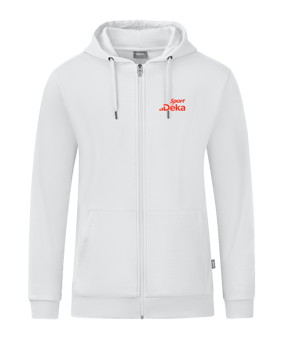 JAKO Organic Kapuzenjacke Weiss F000