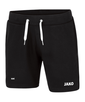 JAKO Base Short Damen Schwarz Weiss F08