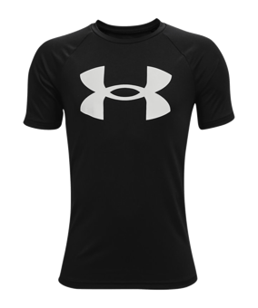 Under Armour Tech Big Logo T-Shirt Kids F001 - schwarz