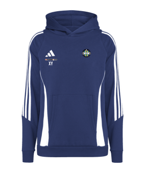adidas Tiro 24 Hoody Kids Blau Weiss
