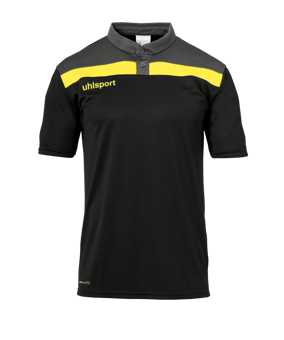 uhlsport Offense 23 Poloshirt Schwarz Grau F23 - schwarz