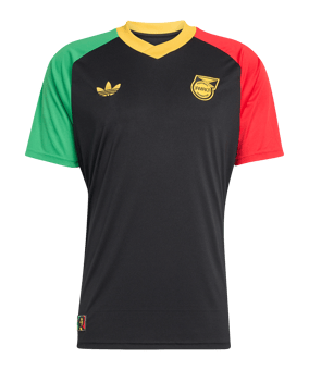 adidas JFF Jamaika Prematch Trikot Away WC 2026 Schwarz - schwarz