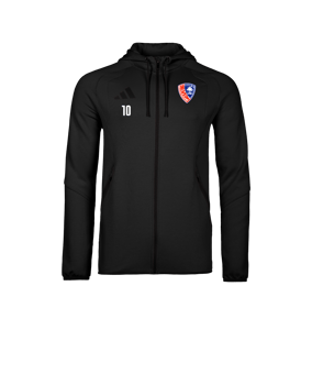 adidas Tiro Travel Hoody Schwarz