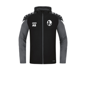 JAKO Performance Kapuzenjacke Kids Schwarz F804