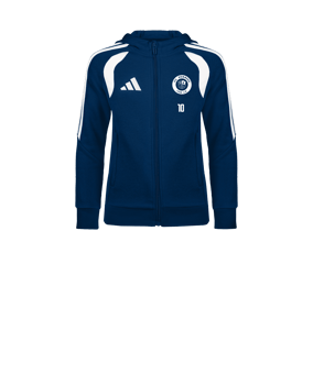 adidas Tiro 26 League Sweat Kapuzenjacke Kids Dunkelblau