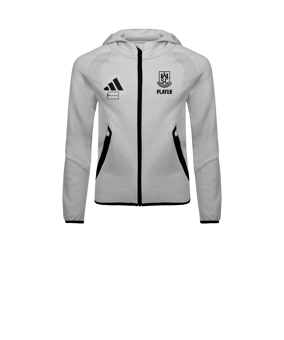 adidas Tiro Travel Hoody Kids Grau