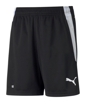PUMA teamLIGA Short Kids Schwarz Weiss F03