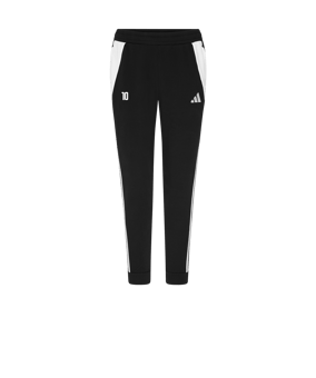 adidas Tiro 24 Baumwollhose Schwarz Weiss