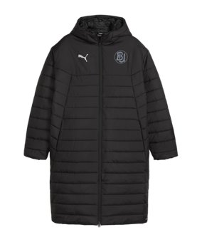 PUMA teamFINAL Bench Jacke Schwarz F03