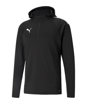 PUMA teamLIGA Fleece Sweatshirt Schwarz F03 - schwarz