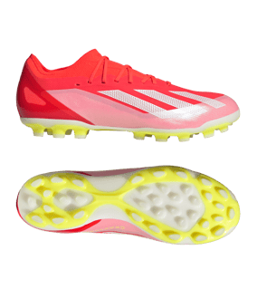 adidas X Crazyfast Elite 2G/3G AG Energy Citrus Rot Weiss Gelb - rot