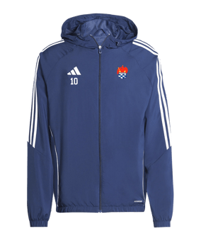 adidas Tiro 24 Windbreaker Kids Blau Weiss