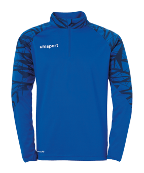 uhlsport Goal 25 HalfZip Sweatshirt Blau F03 - blau