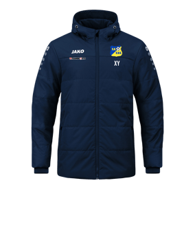 JAKO Team Coach Kapuzenjacke Blau F900