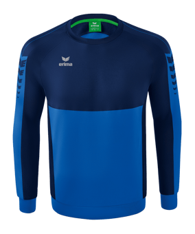 Erima Six Wings Sweatshirt Blau - blau