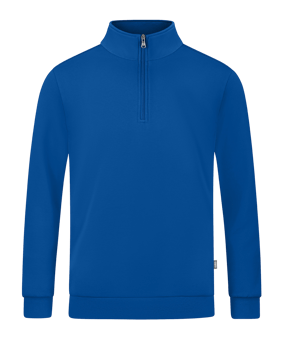 JAKO Organic Ziptop Blau F400 - blau