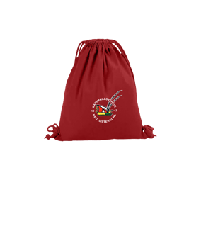 Merch Organic Premium Cotton Gymsack Classic Red | #logo4c