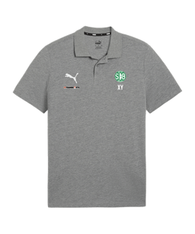 PUMA teamGOAL Casuals Poloshirt Grau F33