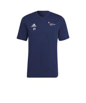 adidas Entrada 22 T-Shirt Blau