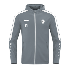 JAKO Power Kapuzenjacke Grau F840