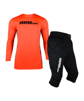 KEEPERSport Torwarttrikot Set Langarm Kids Rot F910 - rot