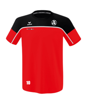Erima Change by T-Shirt Kids Rot Schwarz