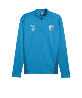 PUMA teamGOAL Training 1/4 Zip Sweatshirt Blau F02