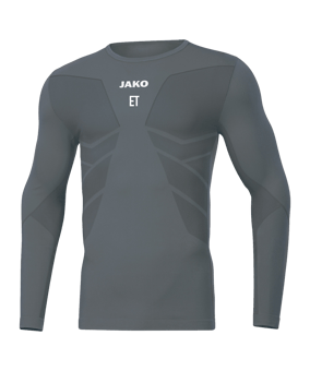 JAKO Comfort 2.0 langarm Grau F40