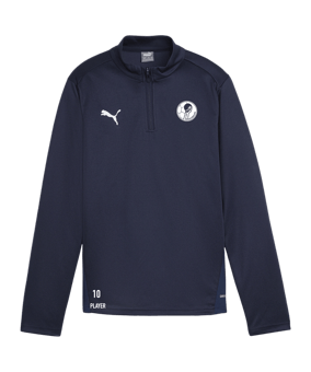 PUMA teamGOAL Training 1/4 Zip Sweatshirt Kids  Blau F06