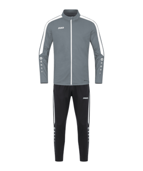 JAKO Power Trainingsanzug Kids Grau F840 - grau