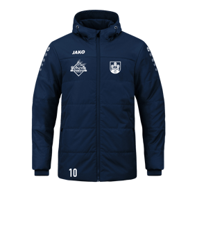 JAKO Team Coach Kapuzenjacke Blau F900