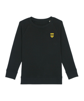 Merch Mini Scouter Sweatshirt Kids Black | #justlogo1c